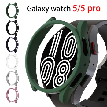 Чехол для часов Samsung Galaxy Watch 5 pro 45 мм, корпус-бампер для ПК, аксессуары, защита по всему периметру, Galaxy watch 5 4 44 мм 40 мм