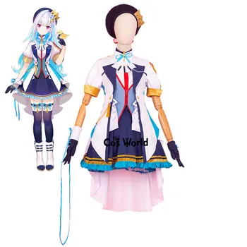 Японский виртуальный ютубер VTuber Lize Helesta Idol Dress наряды аниме костюмы для косплея